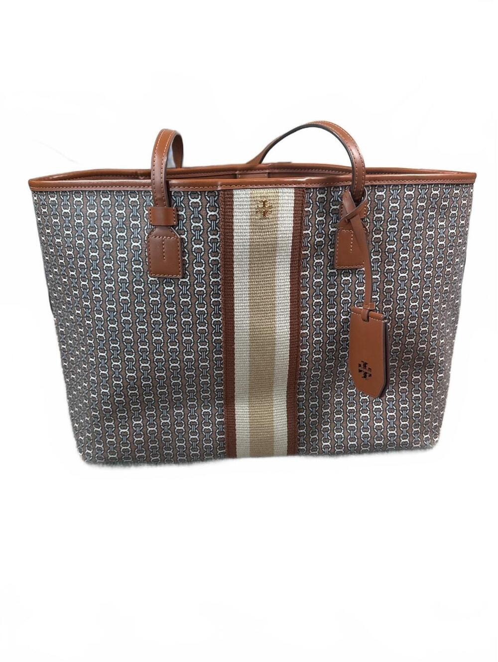 Tory Burch Brown Gemini Link Tote